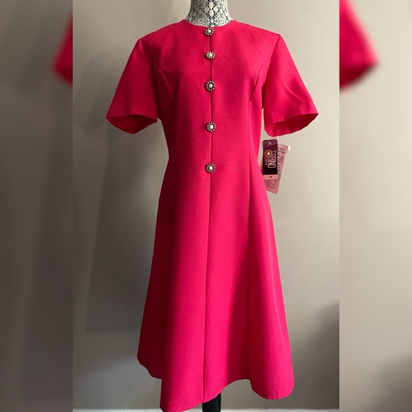 Vintage Sabino Petites A-Line Dress - Picture 1 of 3